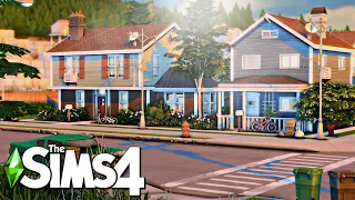 2 Realistic Homes On 1 Lot! || The Sims 4 Speed Build