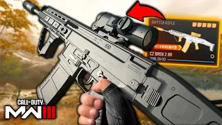 The BEST Long Range Battle Rifle - CZ BREN 2 BR (MTZ-762) - Modern Warfare 3 Multiplayer Gameplay