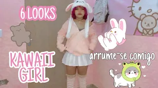 SE ARRUME COMIGO! 6 LOOKS KAWAII girl/ #comoserkawaii