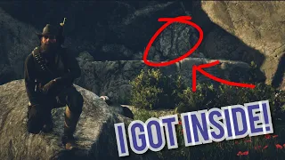 Red Dead Redemption 2 - inside the bigfoot cave!