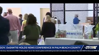 Gov. DeSantis Holds News Conference in Palm Beach County