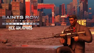 Saints Row The Third Remastered - All Weapons Showcase