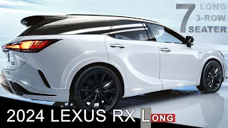 2024 Lexus RX L - Long RX model with 3-Row & 7-Seater Option in Our Render