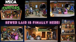 The TMNT Neca Sewer Lair Diorama & facts about its development over the years