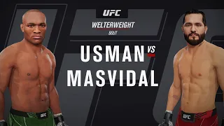 UFC261 KAMARU USMAN VS JORGE MASVIDAL 【UFC4】