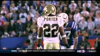 Greatest NFL Moments Part 1 - Tracy Porter's Interception