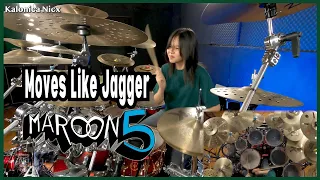 Moves Like Jagger - Maroon 5 || Drum Cover by KALONICA NICX