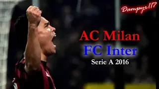 Milan - Inter 3-0 (Serie A 2016) Sandro Piccinini