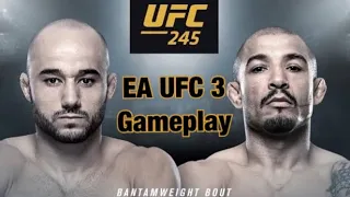 UFC 245 Marlon Moraes VS Jose Aldo UFC 3 Gameplay