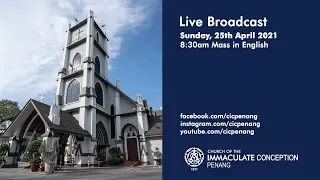 Mass In English. Sunday 25 April 2021. 8.30am