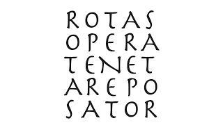 The SATOR ROTAS Magic Square (with TENET in the Middle)