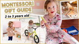 GIFT GUIDE 2 TO 3 YEARS OLD | Montessori Toys We Actually Own!