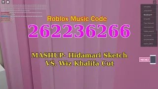 MASHUP- Hidamari Sketch VS. Wiz Khalifa Cut Roblox Music Code