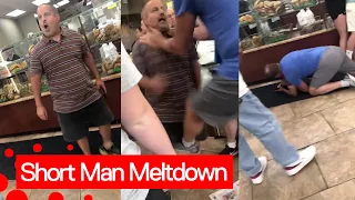 Man has an epic meltdown in a NYC bagel shop.