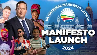 LIVE | DA Manifesto Launch 2024: Bold solutions to rescue SA