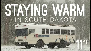 Stuck in South Dakota | Staying Warm With a Wood Stove