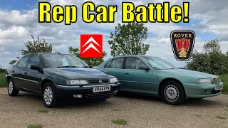 Citroën Xantia vs Rover 600 - 1990s Rep Cars Battle! (1999 HDi Exclusive & 623GSi Road Test)