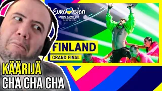 Käärijä - Cha Cha Cha (LIVE)  Finland 🇫🇮 | Grand Final | Eurovision 2023 React - TEACHER PAUL REACTS