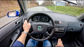 2004 Skoda Fabia [1.4 16V 75HP] | POV Test Drive #1164 Joe Black