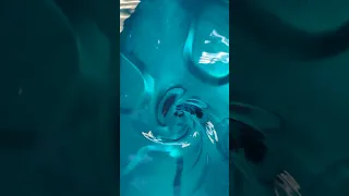 Blue water tornado