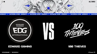 EDG vs. 100 | Worlds 2021 Групповая стадия День 1 | Edward Gaming vs. 100 Thieves