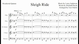 SLEIGH RIDE for Woodwind Quintet
