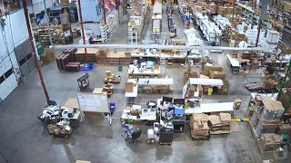 5.7 Earthquake Warehouse Footage with Taylor the Warehouse Cat!