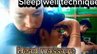 PHILIPPINE BARBER ASMR - ##112 HOW TO DO HEAD MASSAGE PROPERLY sleep well technique