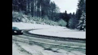 Mercedes S203/W203 270CDI Drift in the snow