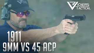 1911 - 9mm vs 45 ACP