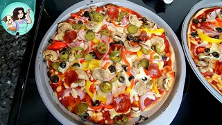 Easy 2 Ingredient Pizza Dough | Weight Watchers Friendly Pizza💚💙💜