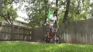 BMX Bike swing tricks