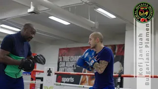 Bulgarian Boxer Plamen Ivanov Trained by Kofi Jantuah