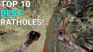 Top 10 BEST OP Ratholes ON ARK! | Official/Unofficial