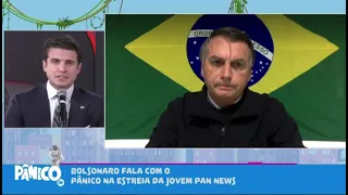 Bolsonaro abandona entrevista ao vivo na Jovem Pan