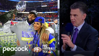 Rams overcome Odell Beckham Jr. injury in Super Bowl win | Pro Football Talk | NBC Sports