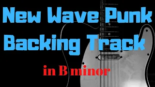 New Wave Punk Backing Track in B minor