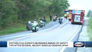 Motorcycle experts reminding riders of safety tips following several recent crashes