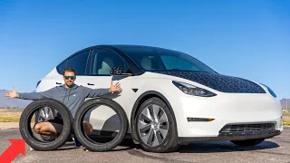 Continental Made a Custom Tire for the Model Y - So I Tested it