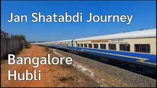 Bangalore Hubli Jan Shatabdi Express Diesel Journey | Indian Railways