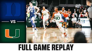 Duke vs. Miami Full Game Replay | 2023-24 ACC Women’s Basketball