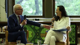 Notes from the Reading Life with Tim Gunn and Min Jin Lee at the Jefferson Market Library, New York