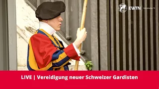 LIVE | Vereidigung neuer Gardisten der Schweizer Garde