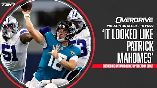 Willson on Rourke TD pass: ‘It looked like Patrick Mahomes’ | OverDrive