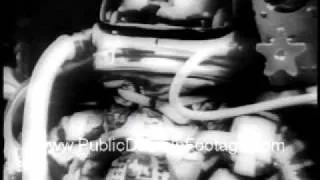 Astronaut John Glenn First American to Orbit Earth Newsreel PublicDomainFootage.com