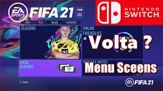 FIFA 21 Legacy Edition Nintendo Switch won't have the volta football (New Menu Screens)