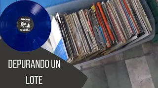 Depurando un lote de discos de Vinilo. No nos estafaron!!