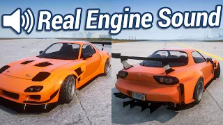 GTA 5 ZR350 Zinxy Widebody (Mazda RX-7) + Realistic Engine Sound Showcase [ NVE + QuantV + 5Real ]