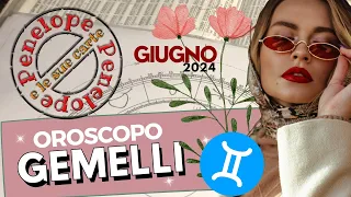 GEMELLI ♊️ OROSCOPO GIUGNO 2024  ⭐️ Giove in Gemelli • Cielo Del MESE 🌙 #astrologia