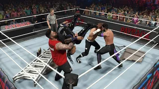 Sami Zayn & Kevin Owens vs. Finn Bálor & Damian Priest: Epic Tag Team Tornado Match (WWE 2K23)